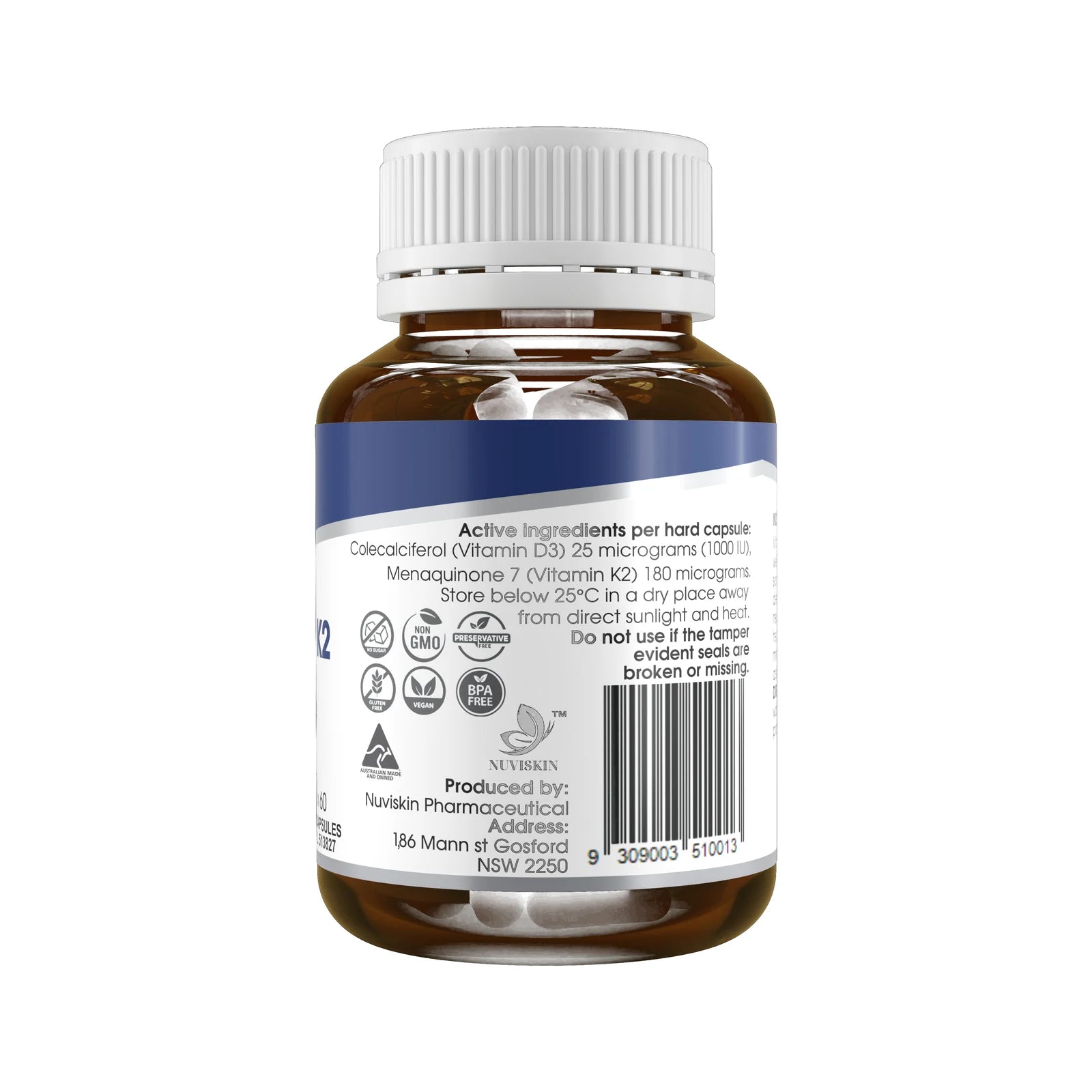 Vitamin D3 + K2