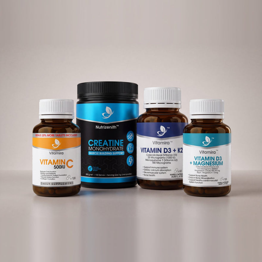 The Full Range: all four Vitamira products together